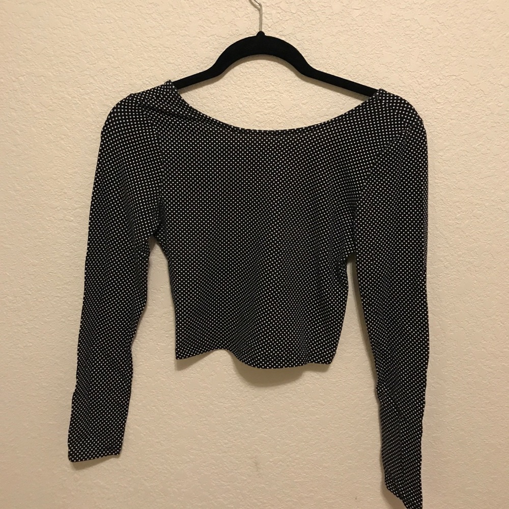 POLKA DOT // crop top